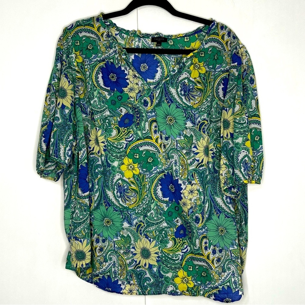 Talbots Floral‎ Top